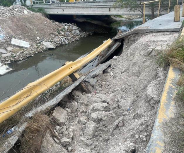 Persisten da&ntilde;os en la infraestructura urbana