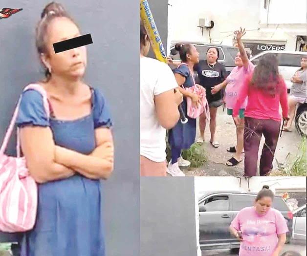 Sorprenden a mujer robando en domicilios Sorprenden a mujer robando en domicilios