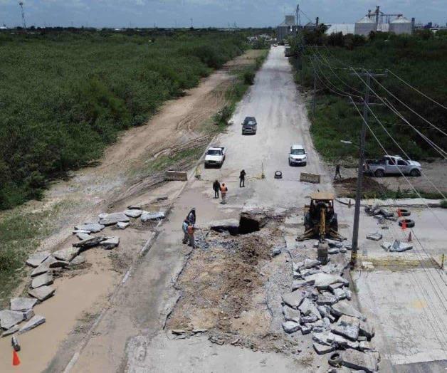 Colapsa pozo por las lluvias
