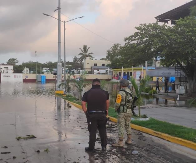 Activan Plan Tamaulipas por desbordamiento de laguna en Altamira Activan Plan Tamaulipas por desbordamiento de laguna en Altamira
