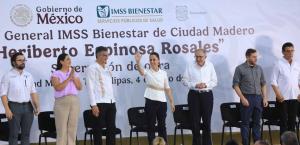 Tras una década en el olvido, hospital en Madero abrirá en diciembre, anuncia Sheinbaum