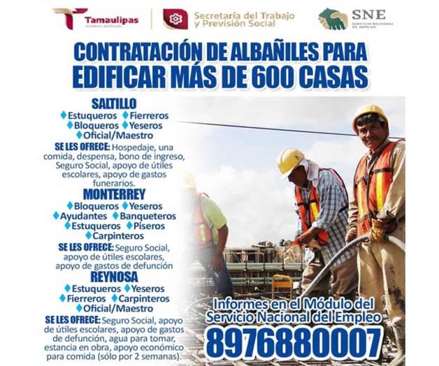 Buscan aquí albañiles para construir casas Buscan aquí albañiles para construir casas