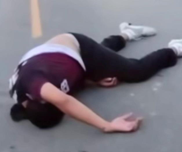 Accidente en moto deja  a enfermero inconsciente