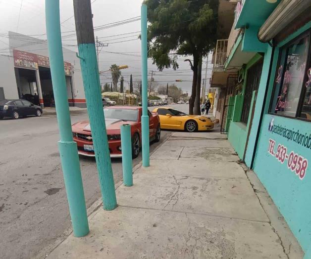 Sigue obstrucci&oacute;n  de las banquetas