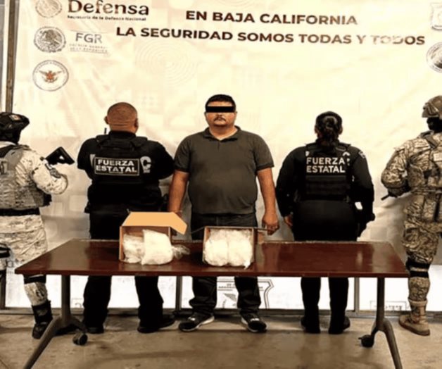 Decomisan 140 kilos de metanfetamina en operativo en Tijuana