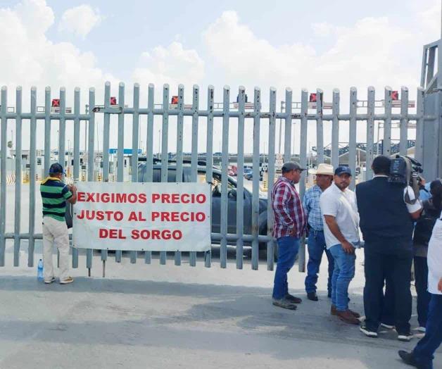 Amenazan campesinos con bloquear Puente fronterizo de Nuevo Progreso