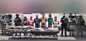 Detienen a 9 en Nuevo León por generar violencia: aseguran armas y drogas