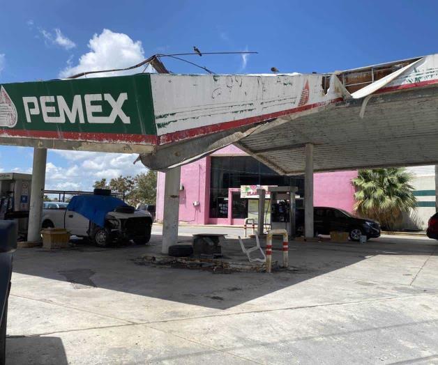 Sigue riesgo en gasolinera Sigue riesgo en gasolinera