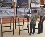 Monta la Guardia  nacional  exposición  fotográfica