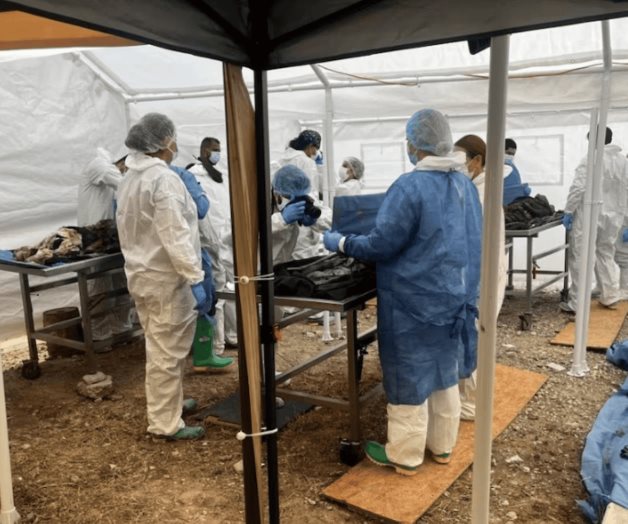 Entregan 6 cuerpos encontrados sin calcinar en crematorio de Ju&aacute;rez