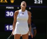Aryna Sabalenka cae ante Anisimova en Semifinales de Wimbledon