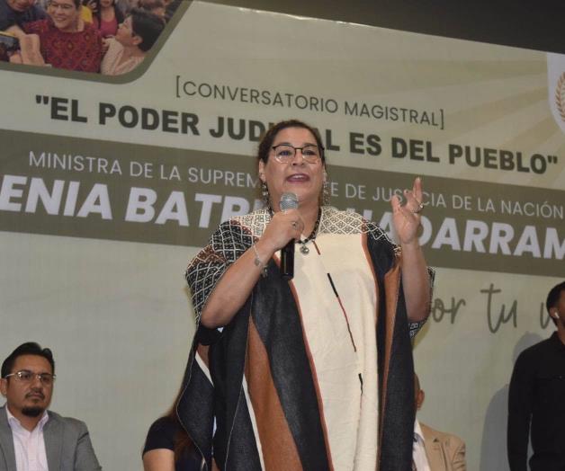Visita Reynosa ministra Lenia Batres Guadarrama