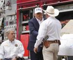 Trump visita zonas afectadas por inundaciones en Texas