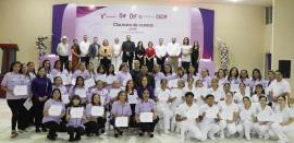 Alcaldesa clausura cursos del CEDIF