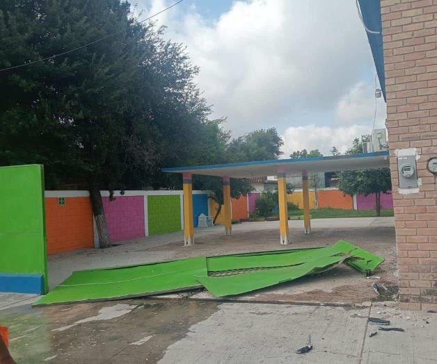 Conductor se da a la fuga tras chocar contra preescolar en R&iacute;o Bravo