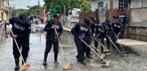 Marina refuerza apoyo en Tamaulipas con 400 elementos para afectados por "Barry"