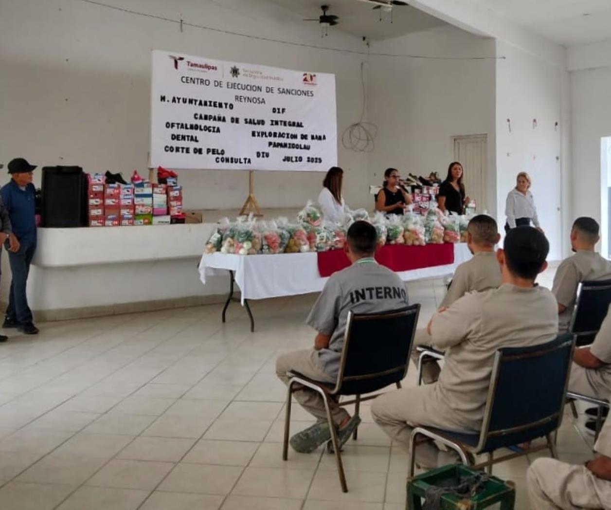 Garantizan acceso a la salud a población de internos del Cedes