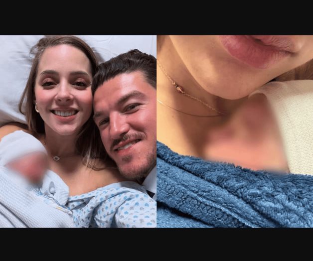 Mariana Rodr&iacute;guez y Samuel Garc&iacute;a reciben a Isabel, su segunda hija