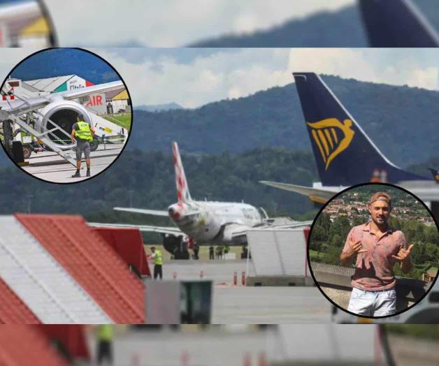 Hombre es succionado por turbina de avión en Italia Hombre es succionado por turbina de avión en Italia