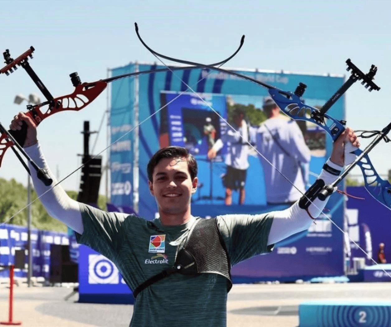 Se cuelga Matías Grande medalla de oro en España