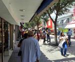 Reportan caída de  ventas en la peatonal