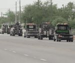 Caravana fúnebre de conductores de grúas del Valle