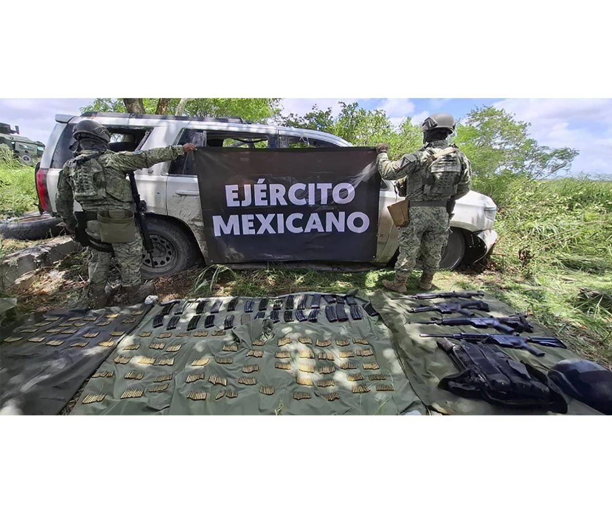 Aseguran más de 500 mil litros de hidrocarburos en Nuevo Laredo  Además de armas y vehículo con blindaje artesanal en San Fernando