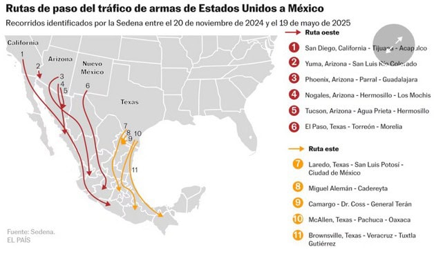 La lucha est&eacute;ril de M&eacute;xico contra el tr&aacute;fico de armas
