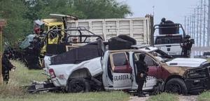 Mueren 3 policías estatales en choque en Nuevo Laredo