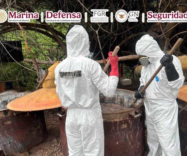 Con un valor de 81 millones de pesos neutralizan en Culiac&aacute;n laboratorio de drogas sint&eacute;ticas