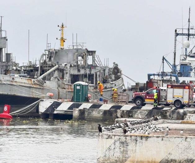 Se incendia barco Se incendia barco