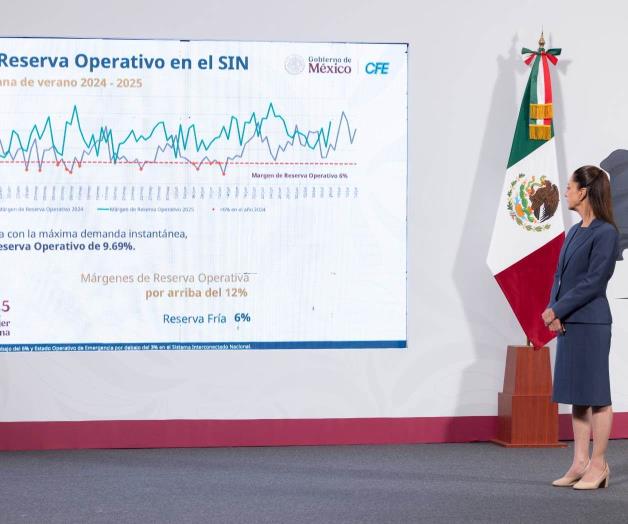 No faltará energía eléctrica: Claudia