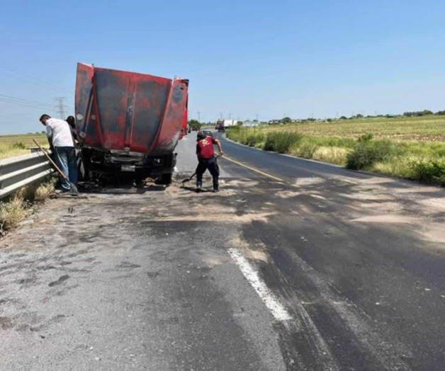Derraman diésel en la Ribereña