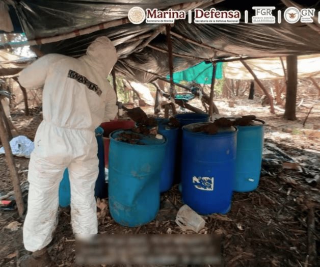 Desmantelan seis laboratorios de droga sintética en Sinaloa