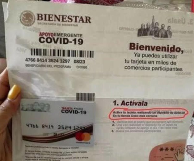 Alertan por falsas tarjetas de Bienestar Alertan por falsas tarjetas de Bienestar