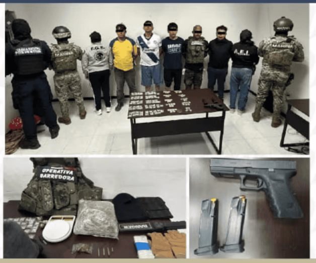 Detienen a 5 presuntos integrantes del grupo La Barredora en Puebla