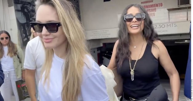 Salma Hayek y Angelina Jolie en Veracruz