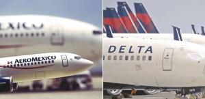 Aeroméxico y Delta preparan defensa conjunta ante sanciones de EU