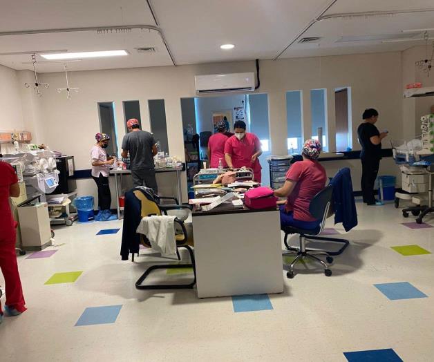 Cierran área del Materno Infantil
