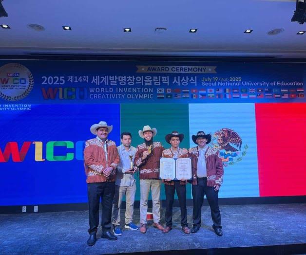 Triunfan estudiantes tamaulipecos en olimpiada internacional de innovación Triunfan estudiantes tamaulipecos en olimpiada internacional de innovación