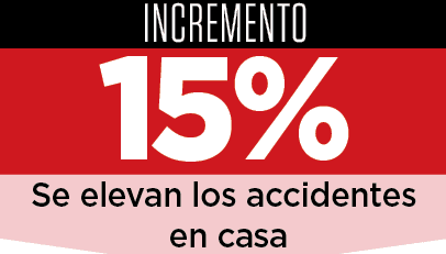 Aumentan accidentes en el hogar durante vacaciones
