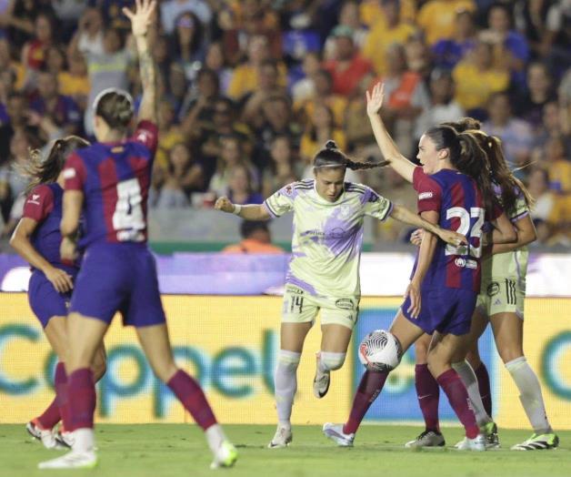 Barcelona vs estrellas de la Liga MX femenil Barcelona vs estrellas de la Liga MX femenil