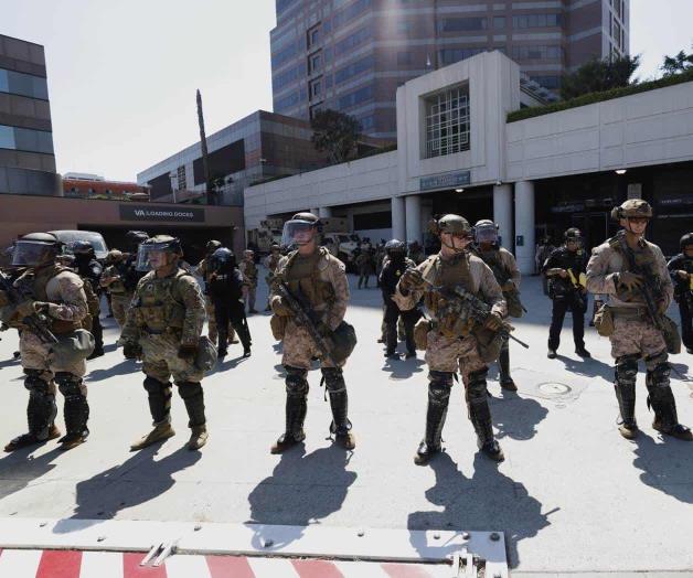 Retira el Pentágono 700 marines de Los Ángeles Retira el Pentágono 700 marines de Los Ángeles