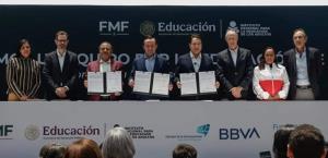 Firman FMF y SEP convenio por la alfabetización