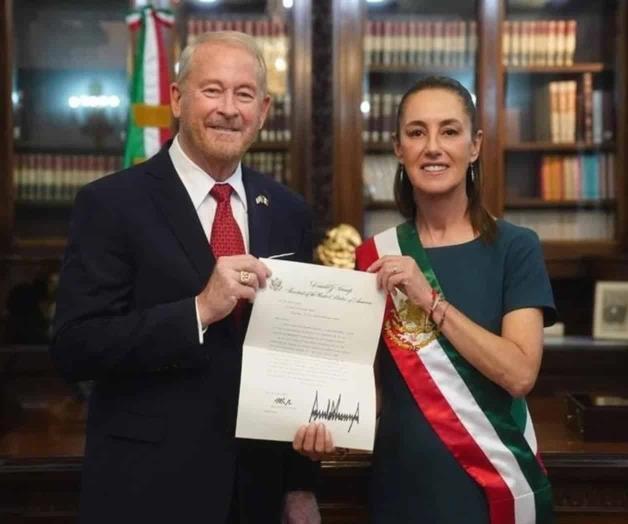 Acude Embajador de EU otra vez a Palacio Nacional