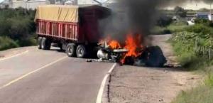 Narcobloqueos y violencia en Aguascalientes tras operativo en Pabellón Hidalgo
