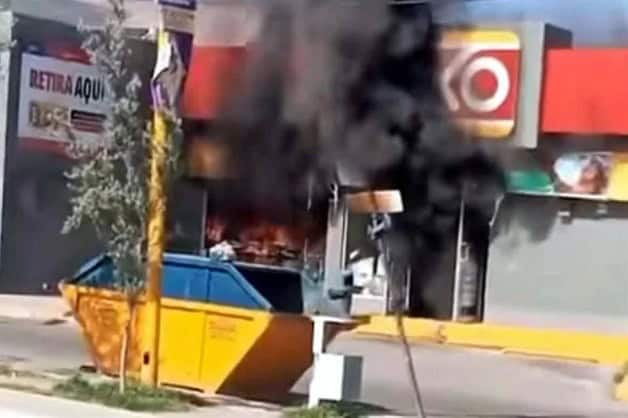Caos en Aguascalientes por narcobloqueos