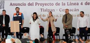 Sheinbaum y Brugada anuncian proyecto de L4 del Cablebús