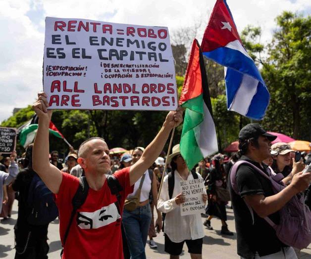 Caos por marcha antigentrificación Caos por marcha antigentrificación