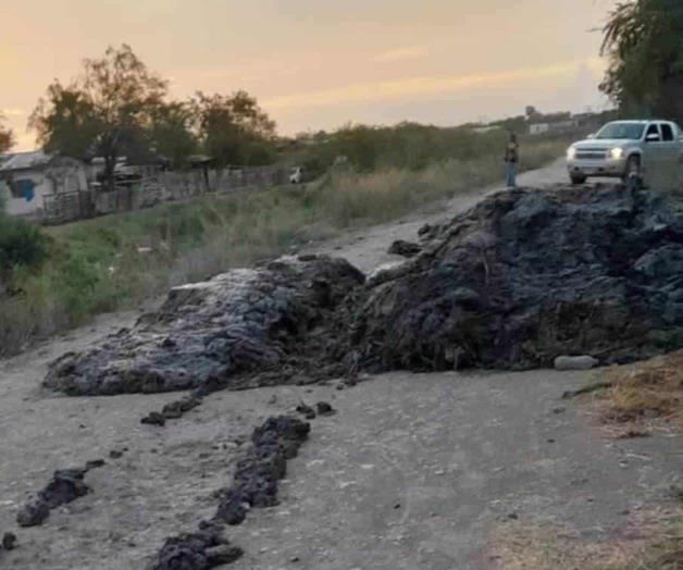 Dejan a medias trabajos de desazolve de dren Dejan a medias trabajos de desazolve de dren